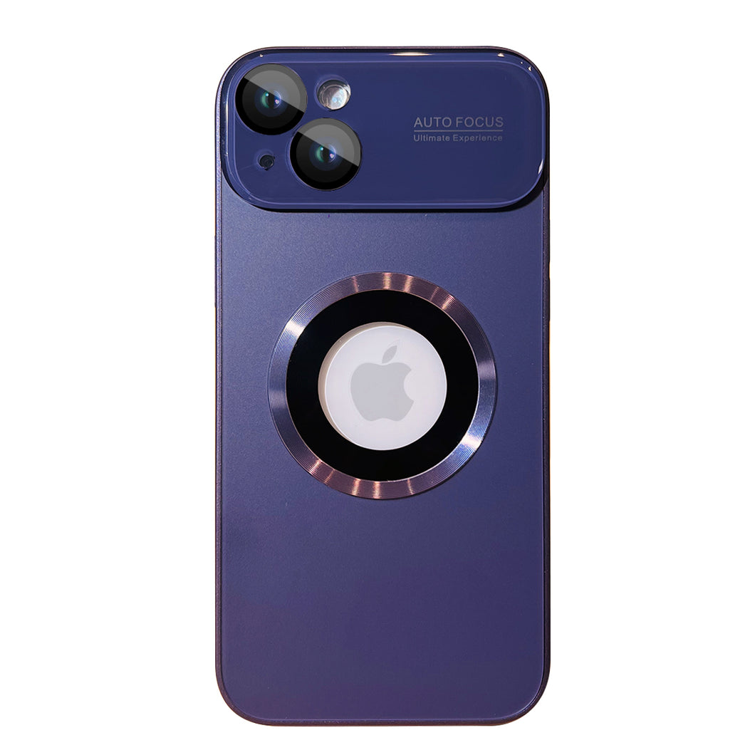 Large Window Frost-glass standard Magnetic Series iPhone 15 Plus graphite Dark purple