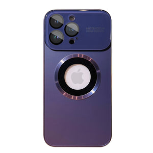 Large Window Frost-glass standard Magnetic Series iPhone 15 Pro Max graphite Dark purple