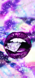 Purple Diamond Lips