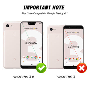 Phone Case Compatible with Google Pixel 3 Xl Marble BTS Luxury Elegant Square Protective Metal Decoration Corner