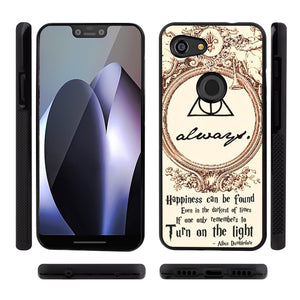 Phone Case Compatible with Google Pixel 3 Lite Harry Potter Luxury Elegant Square Protective Metal Decoration Corner