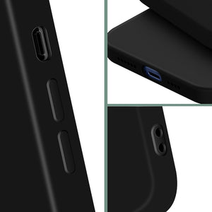 Plain Phone Case for iphone 14 13 Pro Max 13pro Case For iphone se 2022 13pro Max Cover Matte Silicone Case for iPhone 14 12 11