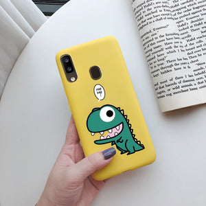 Case For Samsung Galaxy A20 A 20 SamsungA20 Case Luxury Shockproof Plain Color Design Silicone Phone Case For Samsung A20 Cover