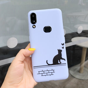 For Samsung Galaxy A10S Case TPU Patterned back Bumper Phone Cover For Samsung A10S A 10s A107F Case Funda Samsung A20 A20S A30