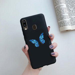 Case For Samsung Galaxy A20 A 20 SamsungA20 Case Luxury Shockproof Plain Color Design Silicone Phone Case For Samsung A20 Cover