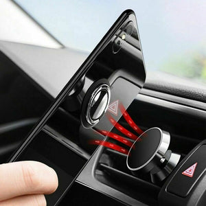 Luxury Rotatable Finger Ring Mobile Phone Holder Stand Grip for Universal Car Magnetic Mount Phone Back Sticker Pad Bracket