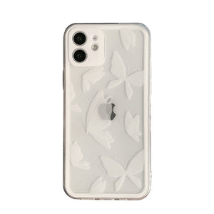 Retro girls dream romantic butterfly fairy Phone Case For iPhone 14 13 11 12 Pro Xs Max XR X 7 8 Plus 7Plus case Cute clear Cover