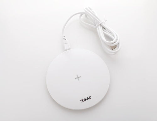 SOKAD The new ultra thin circular wireless charger is suitable for apple iphone13 15W wireless charger gift