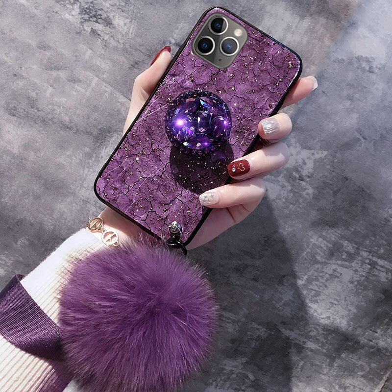Luxury Glitter Case For iphone 13 12 11 ProMax X XS XR XSMax 7 8 Plus 12Mini 13Mini SE2020 Silicone Marble Case For iPhone 11