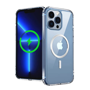 Original For Magsafe Magnetic Wireless Charging Case For iPhone 12 11 13 Pro MAX Mini XR X XS MAX 7 8 Plus SE Shockproof Cover