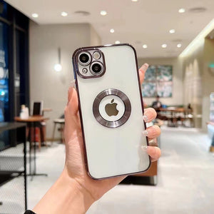 Funda Coque for Iphone 13 11 12 Pro Max Case for Iphone X XS MAX XR 7 8 Plus Phone Case Transparent  High Plating Soft Cover