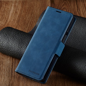 Wallet Magnetic Leather Case For Samsung Galaxy Z Fold 3 Z Flip 3 Z Fold 4 Z Flip 4 Fashion Business Anti-drop Protective Sleeve
