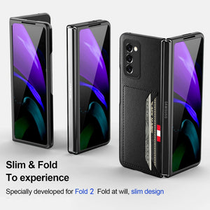 Slim Lightweight Leather Case for Samsung Galaxy Z Fold 2 4 Fold4 Fold2 5G Fold 3 Fold3 Shockproof Protective Cover