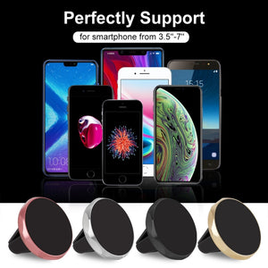 Magnetic Car Phone Holder For iPhone Samsung Magnet Mount 360 Rotation Car Holder for Phone in Car Phone Holder Stand